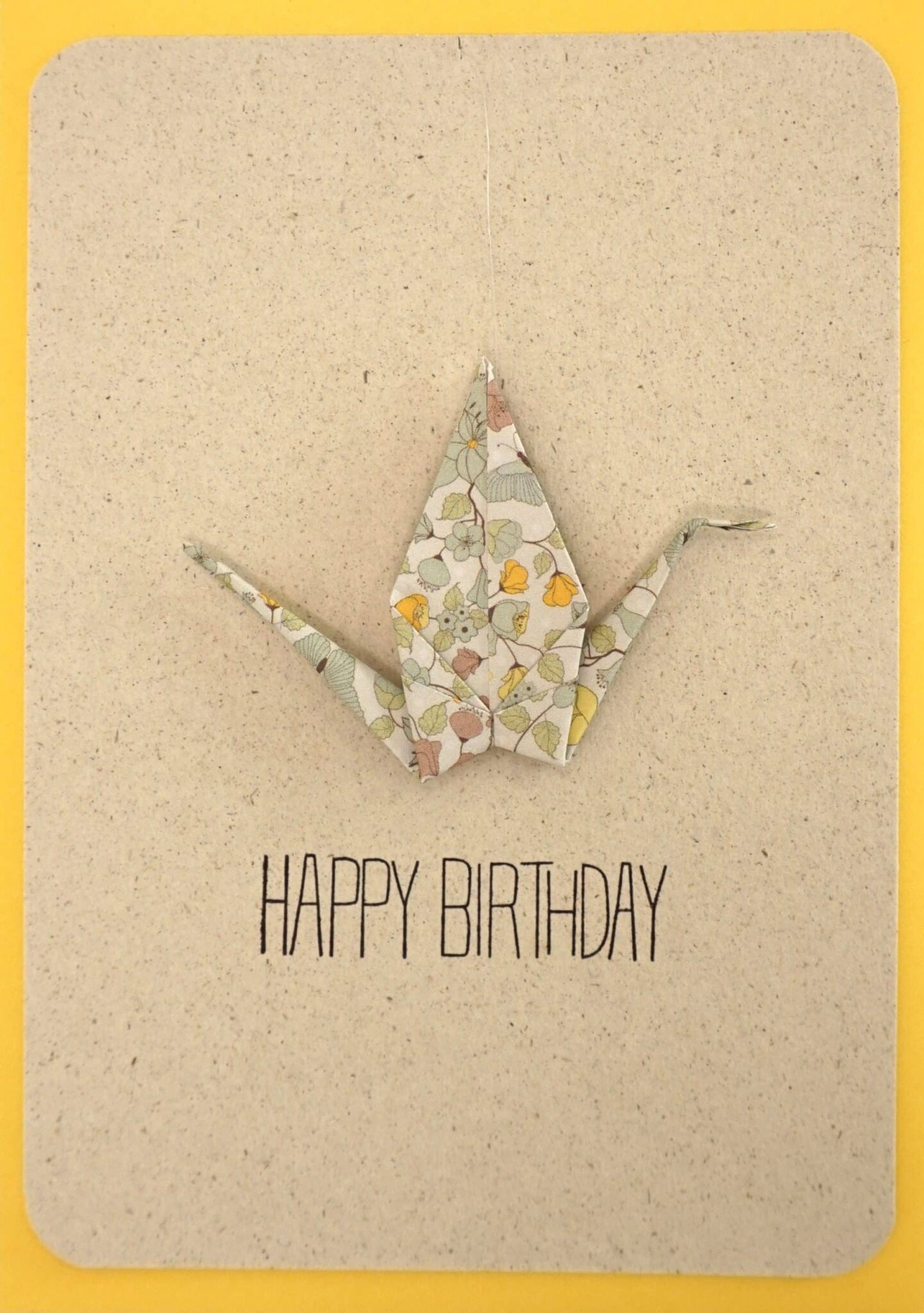 Happy Birthday <br> Kranich – Bild 1