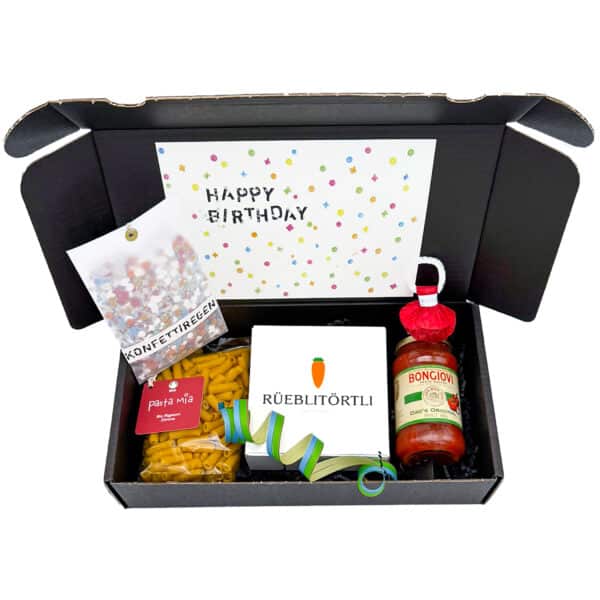Geburtstagsbox bunt