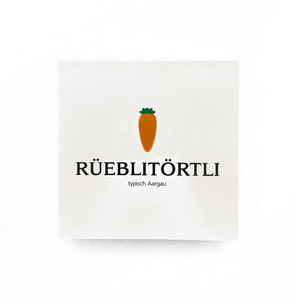 Rüeblitörtli verpackt