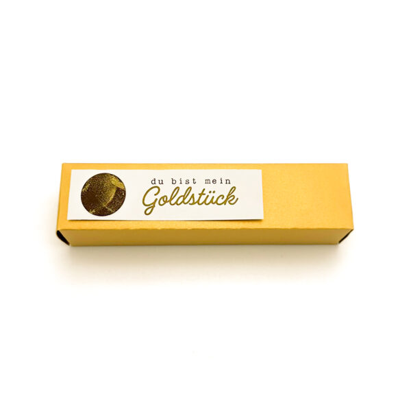 Goldstück mit Goldhülle "Du bist mein Goldstück" <br> 4 Stück