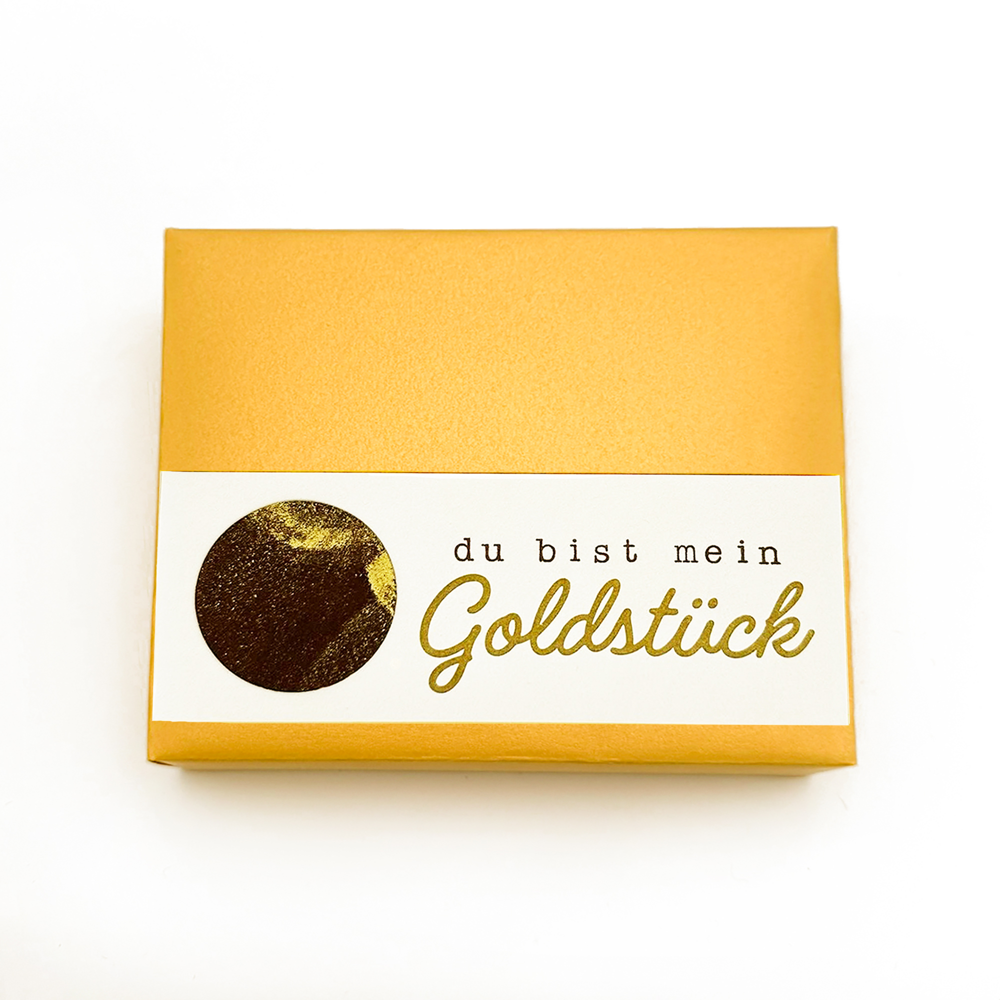 Goldstück mit Goldhülle "Du bist mein Goldstück"<br> 9 Stück