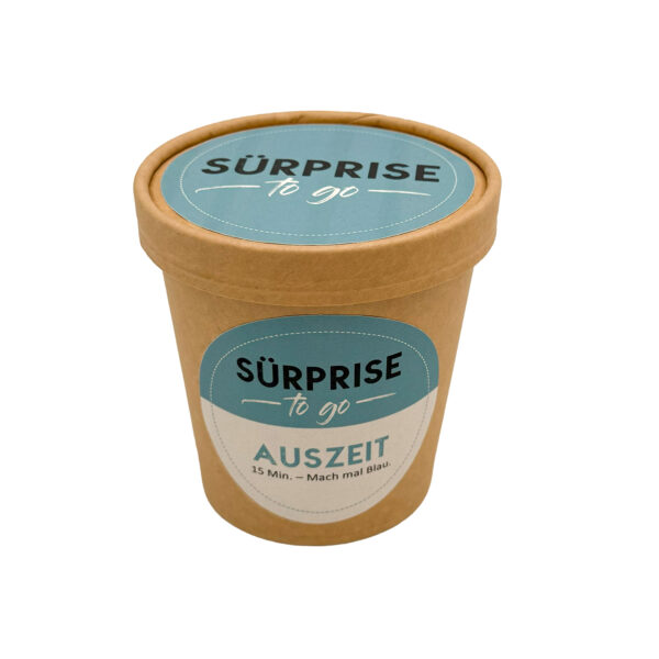 Sürprise to go <br> Auszeit