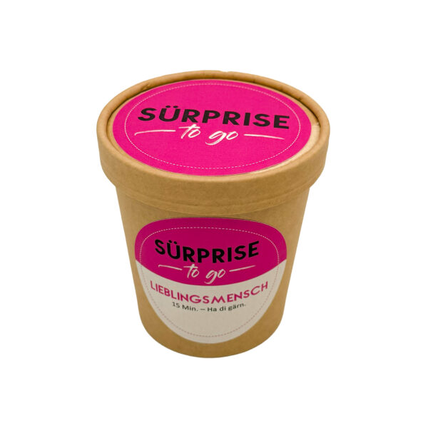 Sürprise to go <br> Lieblingsmensch